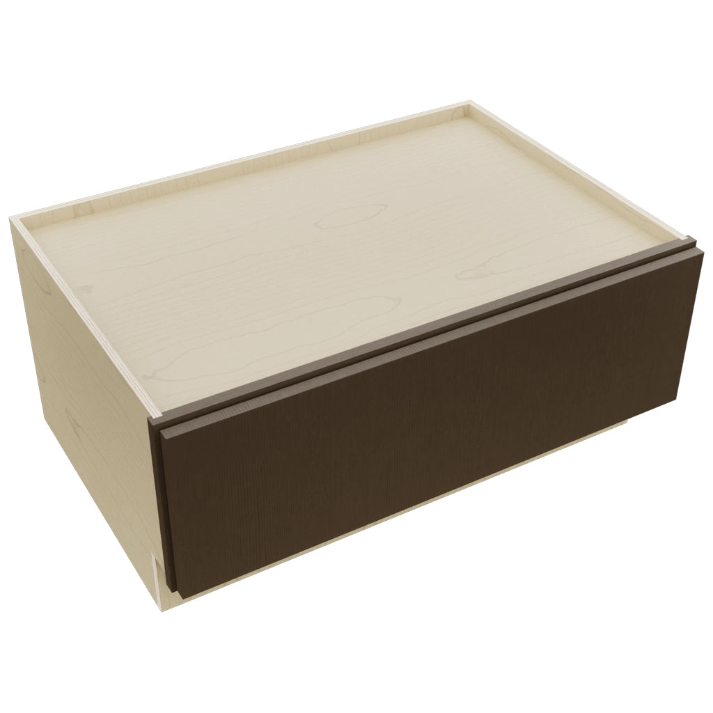Fabuwood Luxe Canyon Oak DBS36 Base Bench Seat Cabinet, Top View