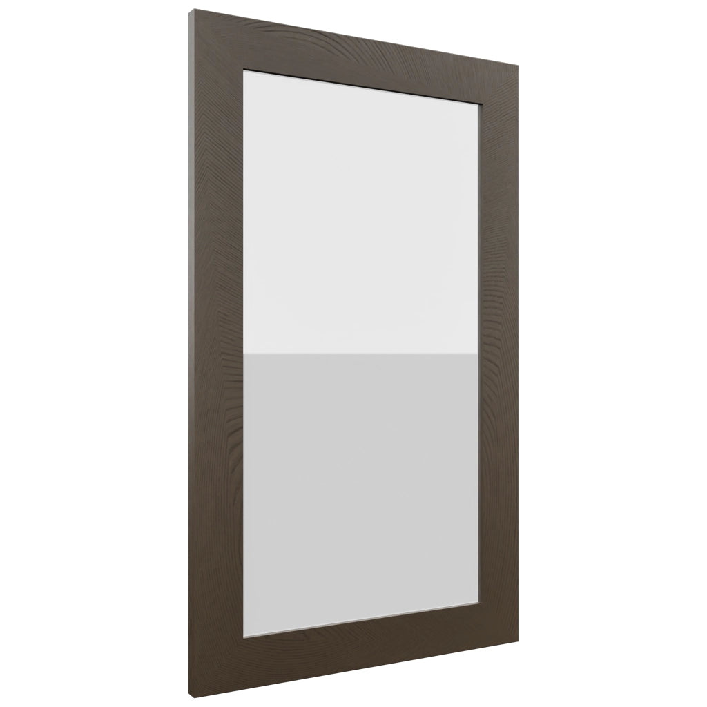 Fabuwood Luxe Canyon Oak DS GDW1830 Wall Glass Door, Front View