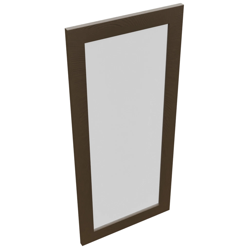 Fabuwood Luxe Canyon Oak DS GDW1839 Wall Glass Door, Top View