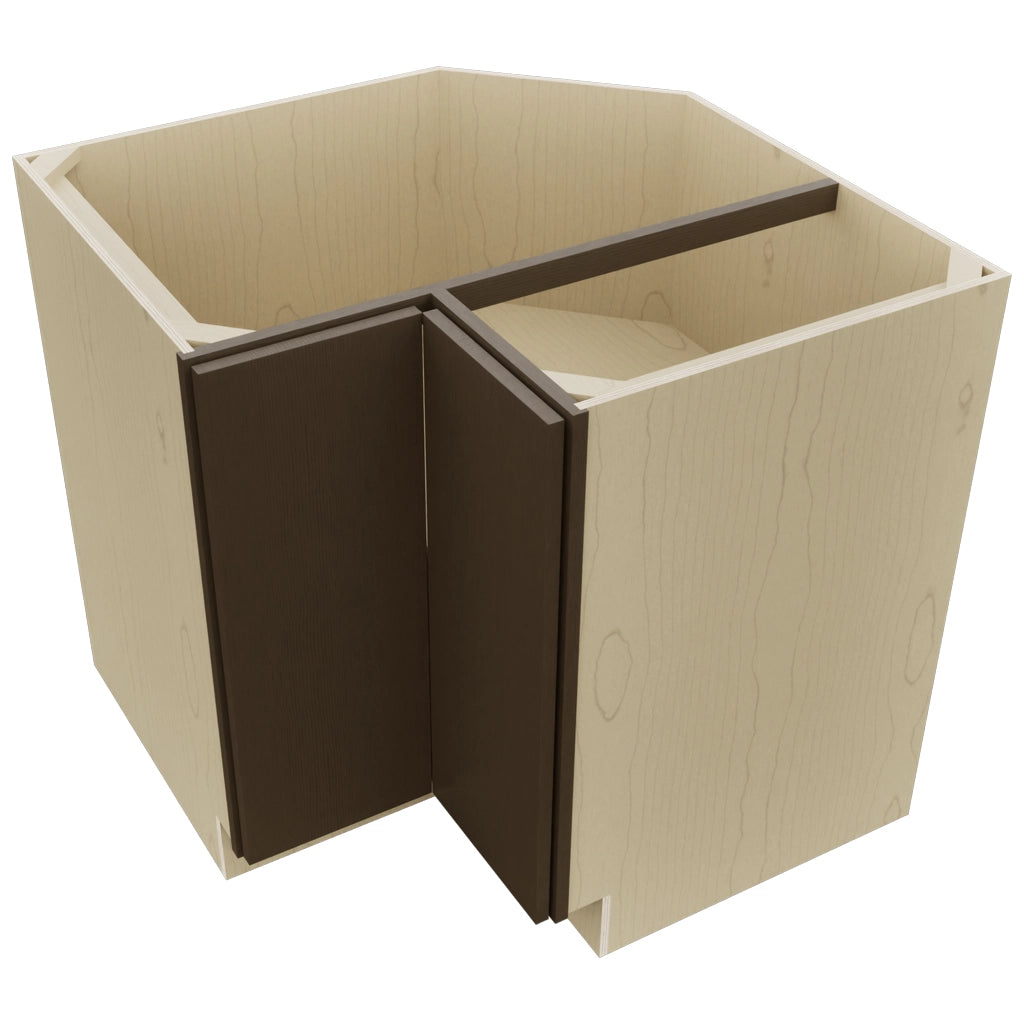 Fabuwood Luxe Canyon Oak ERB36 Base Corner Easy Reach Cabinet, Top View