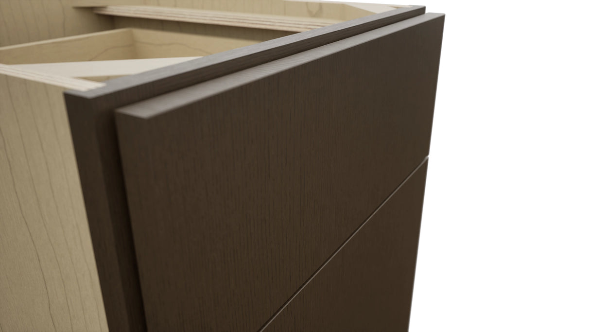 Fabuwood Luxe Canyon Oak FD18 Vanity Desk, Detail View