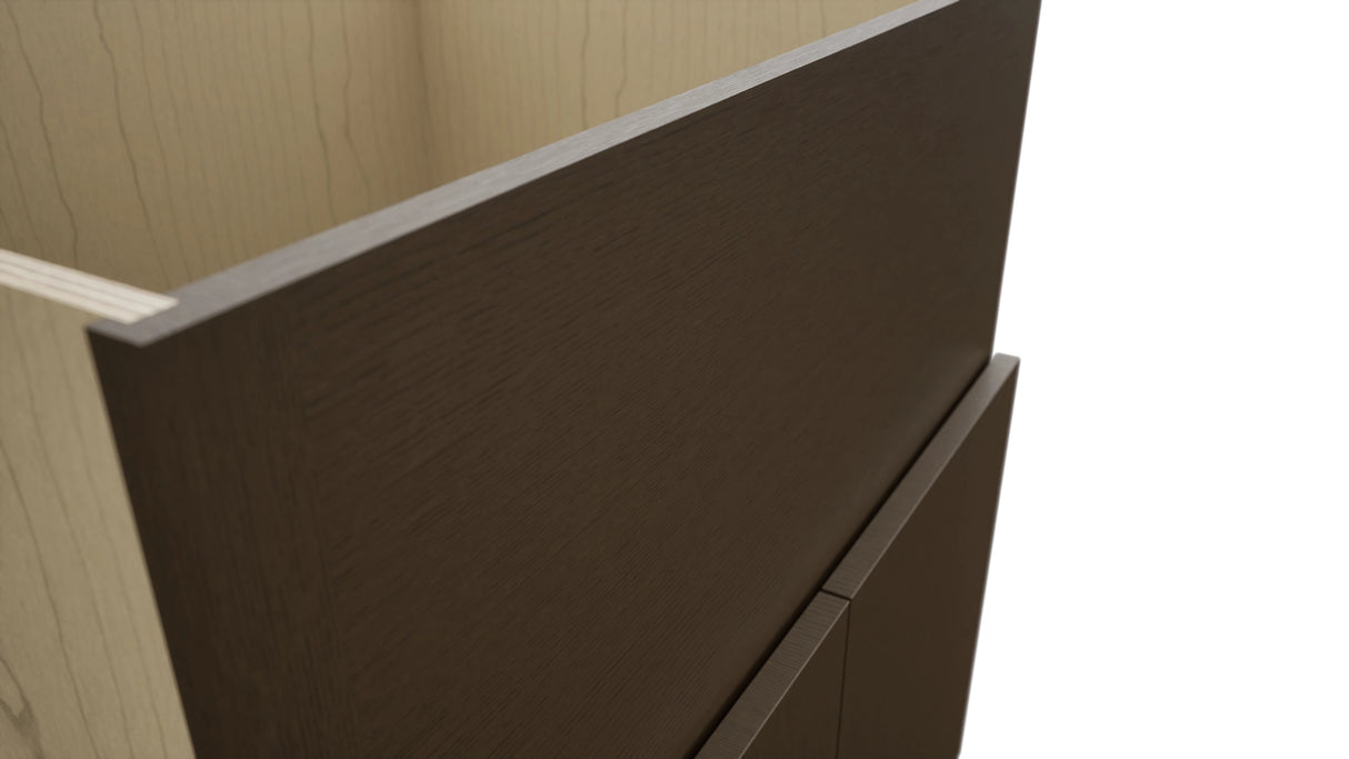 Fabuwood Luxe Canyon Oak FS30 Base Farm Sink Cabinet, Detail View