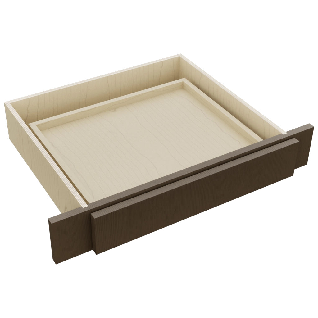 Fabuwood Luxe Canyon Oak KD30 Vanity Desk, Top View