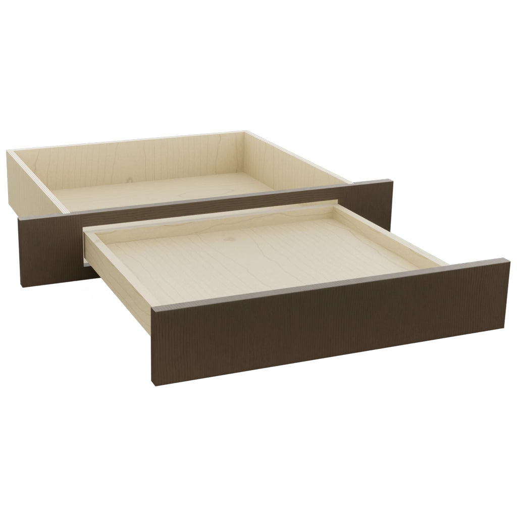 Fabuwood Luxe Canyon Oak KD30 Vanity Desk, Open View