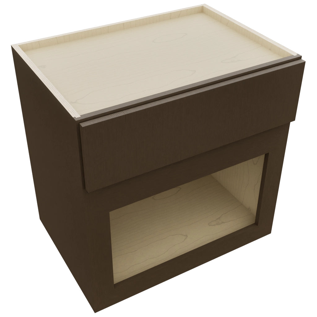 Fabuwood Luxe Canyon Oak MC303021 Wall Microwave Cabinet, Top View
