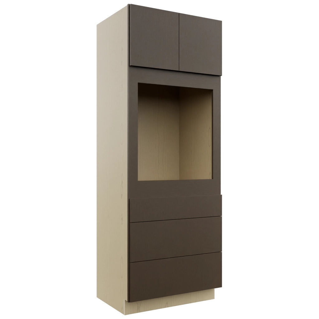 Fabuwood Luxe Canyon Oak OC3390S Tall Oven Cabinet Single, Front View