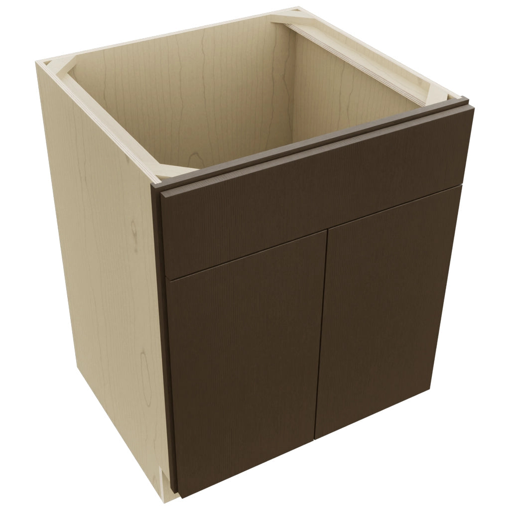 Fabuwood Luxe Canyon Oak SB27 Base Sink Cabinet, Top View
