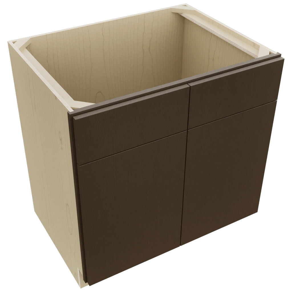 Fabuwood Luxe Canyon Oak SB33 Base Sink Cabinet, Top View