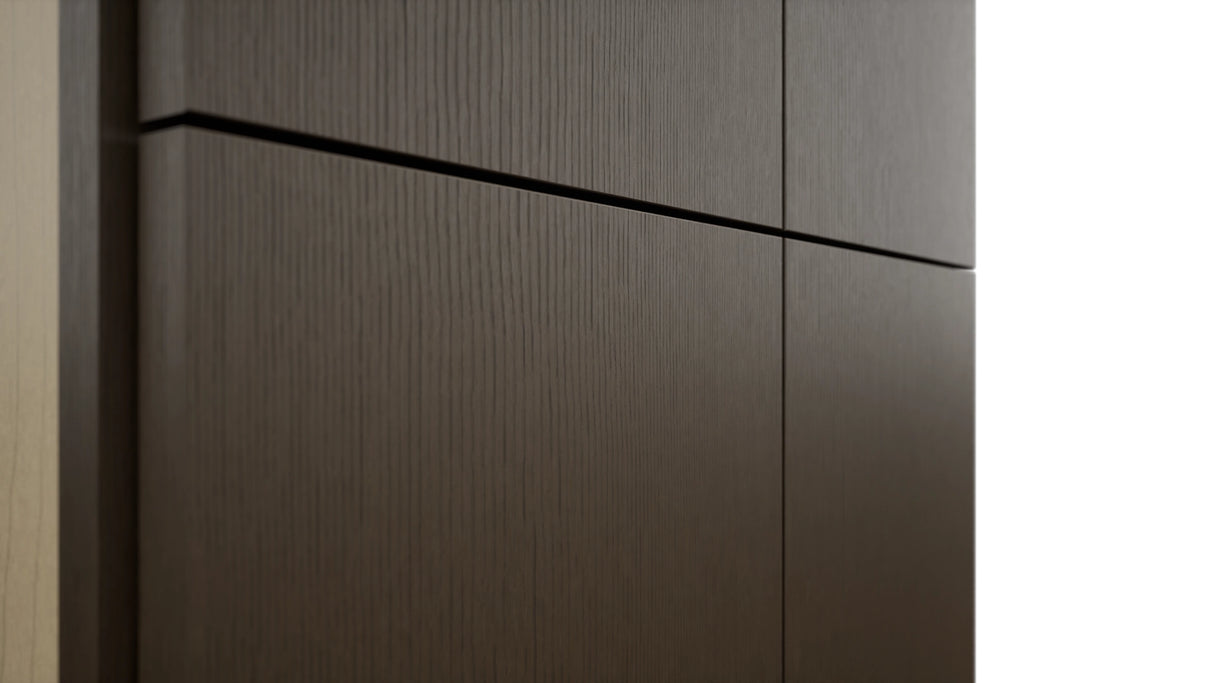 Fabuwood Luxe Canyon Oak TP242490 Tall Pantry Cabinet, Detail View