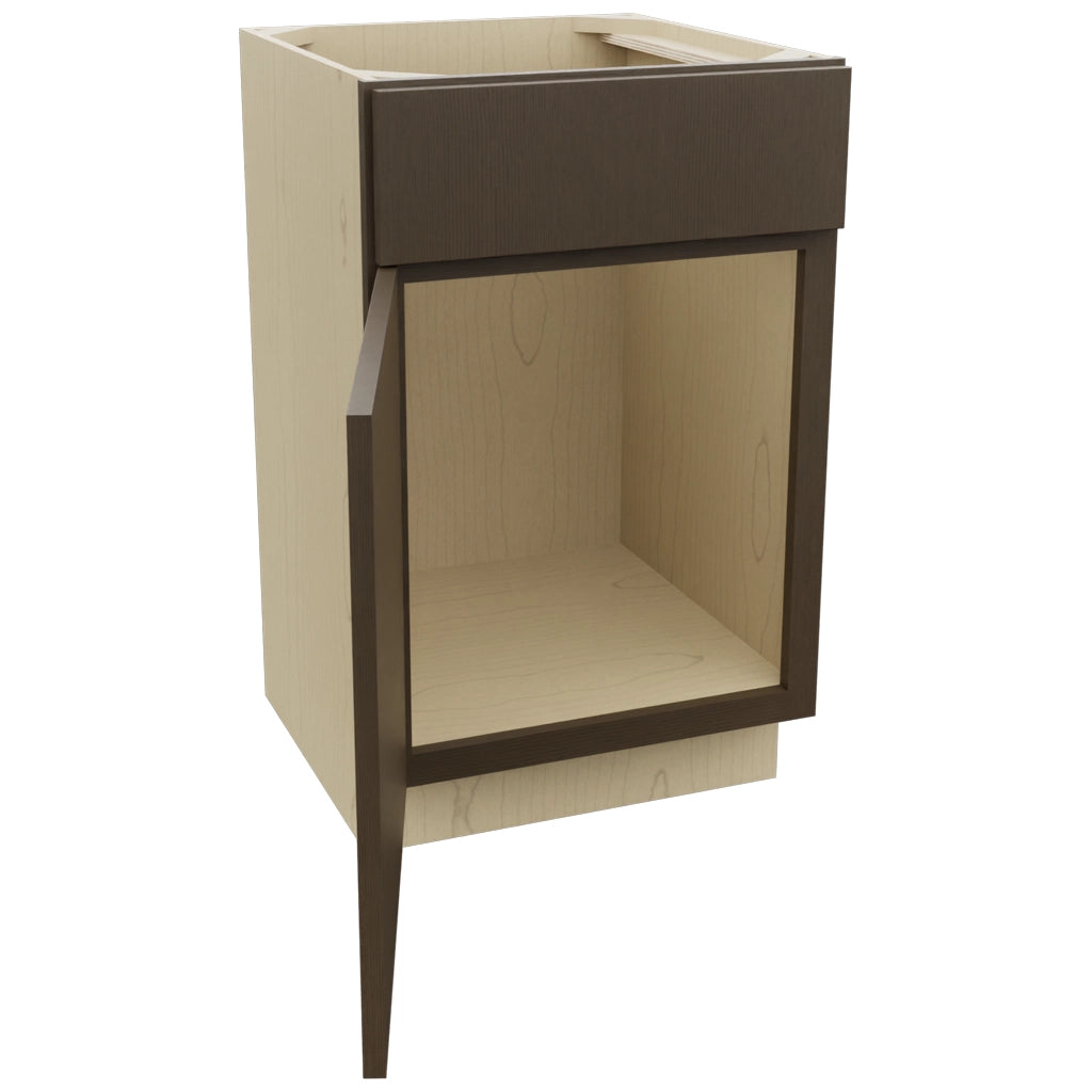 Fabuwood Luxe Canyon Oak VSB21-34 Vanity Sink Cabinet, Open View