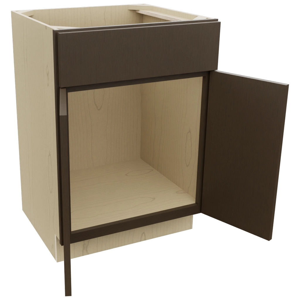 Fabuwood Luxe Canyon Oak VSB24-34 Vanity Sink Cabinet, Open View