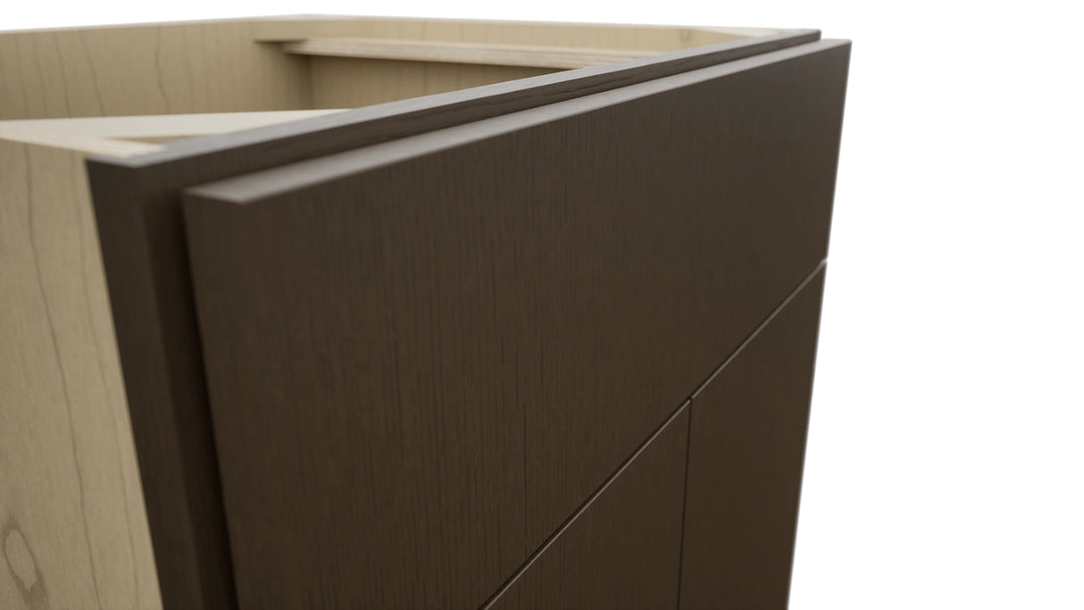 Fabuwood Luxe Canyon Oak VSB24-34 Vanity Sink Cabinet, Detail View
