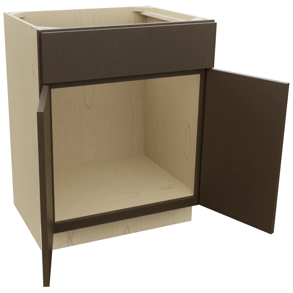 Fabuwood Luxe Canyon Oak VSB27-34 Vanity Sink Cabinet, Open View