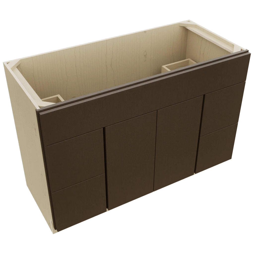 Fabuwood Luxe Canyon Oak VSD30DR Vanity Combo Cabinet, Top View