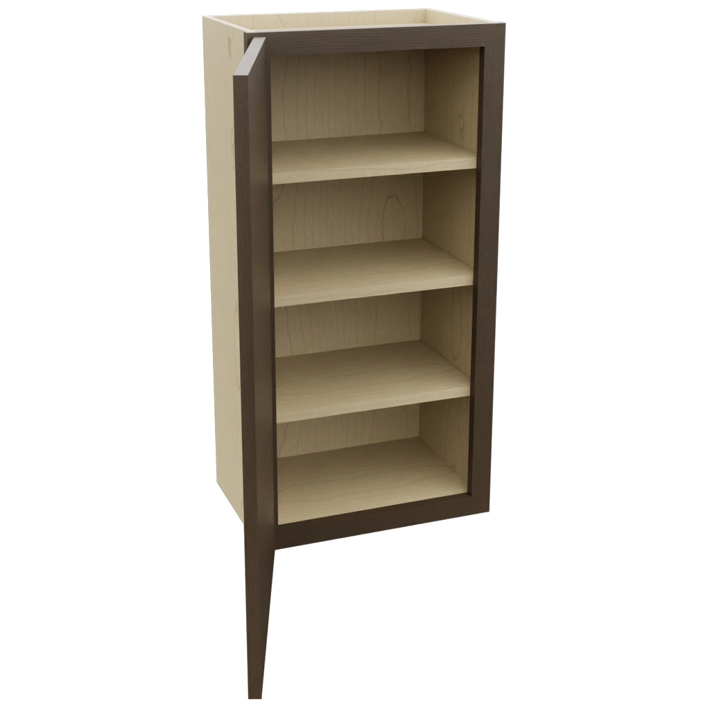 Fabuwood Luxe Canyon Oak W1836 Wall Standard Cabinet, Open View