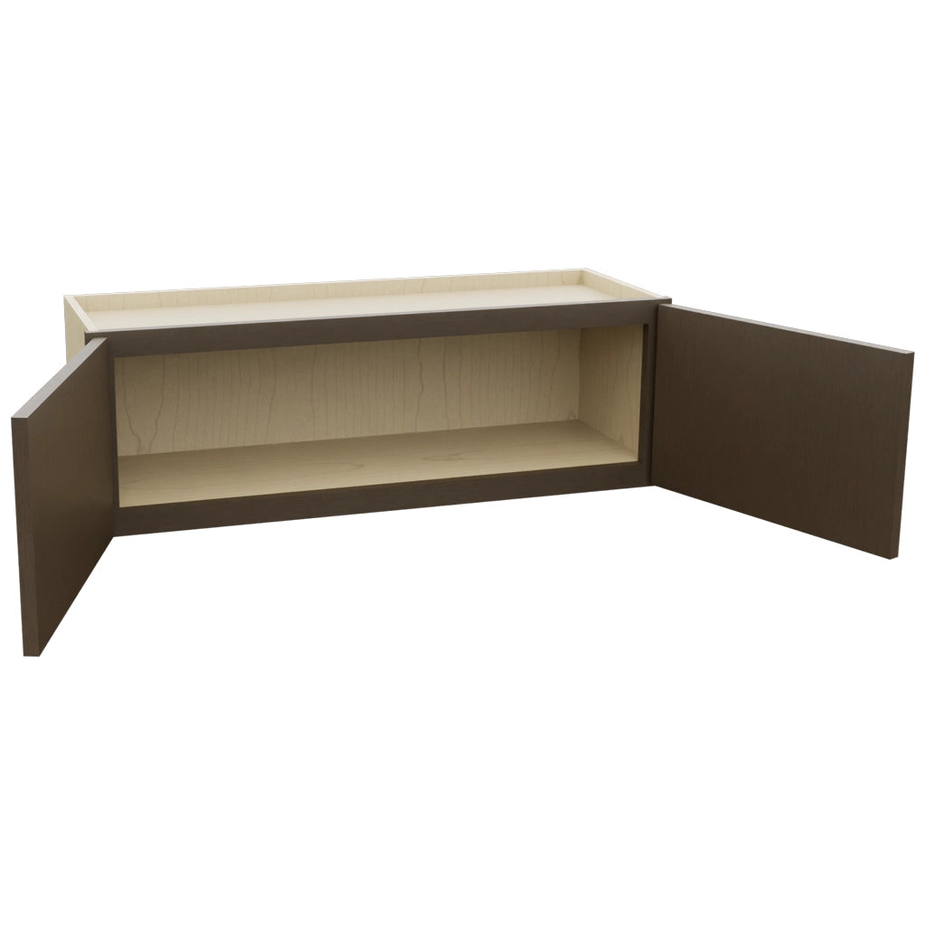Fabuwood Luxe Canyon Oak W3612 Wall Standard Cabinet, Open View