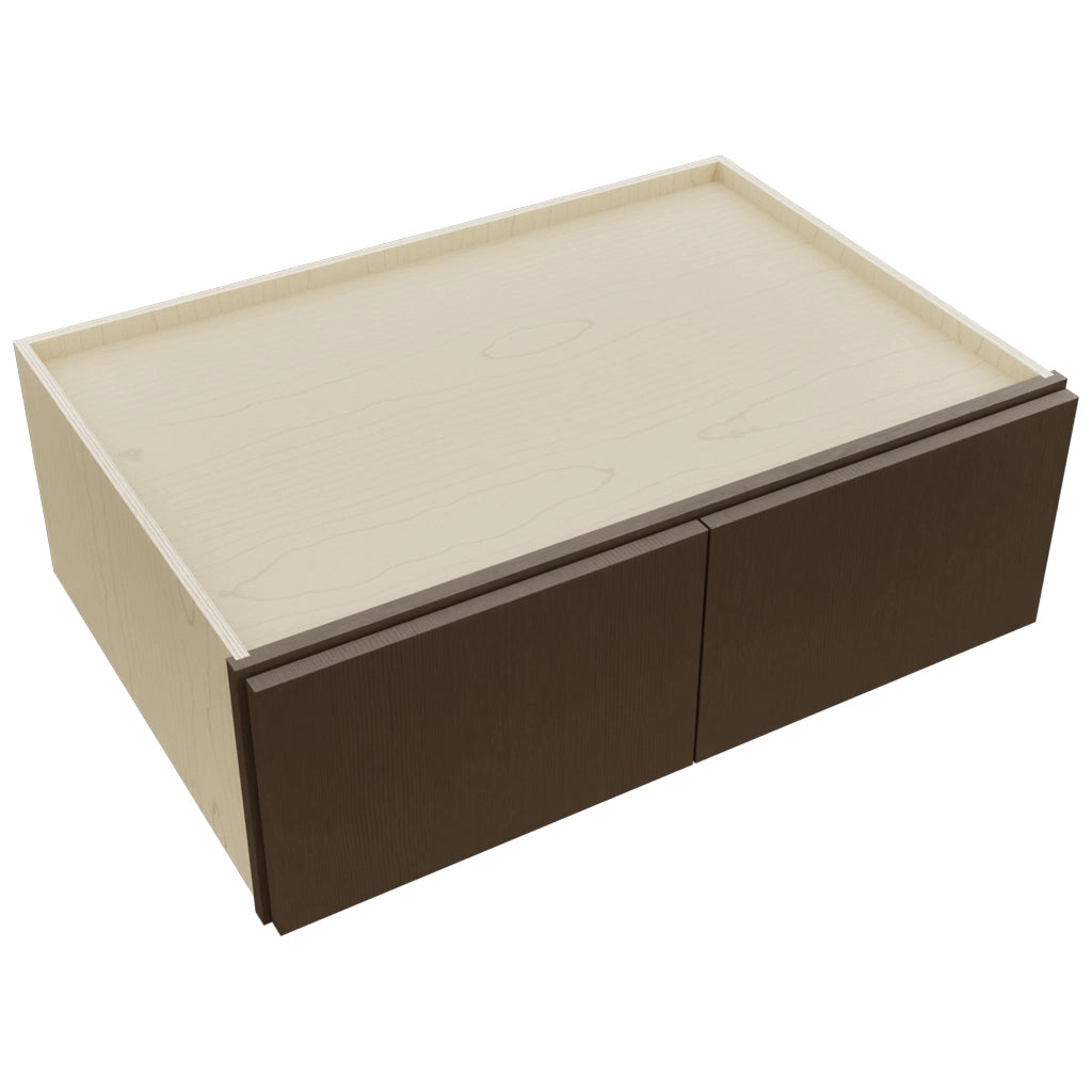 Fabuwood Luxe Canyon Oak W361224 Wall Deep Cabinet, Top View