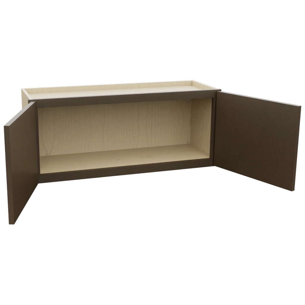 Fabuwood Luxe Canyon Oak W3615 Wall Standard Cabinet, Open View