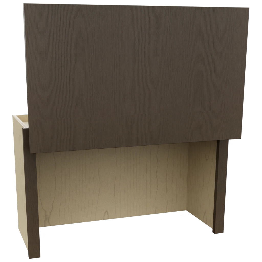 Fabuwood Luxe Canyon Oak WAC3018 Wall Appliance Cabinet, Open View