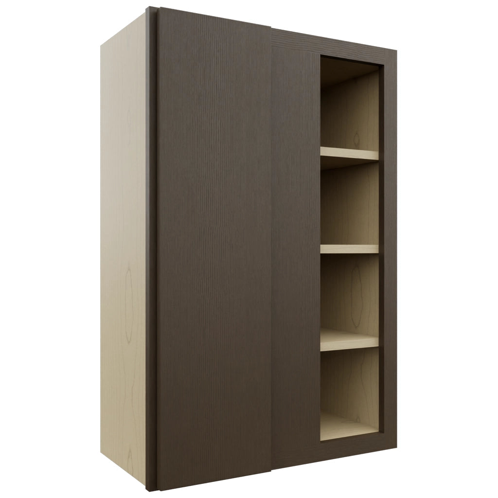 Fabuwood Luxe Canyon Oak WBC2436 Wall Corner Blind Cabinet, Front View