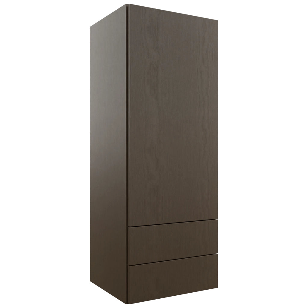 Fabuwood Luxe Canyon Oak WD1848 Wall Drawer Cabinet, Front View