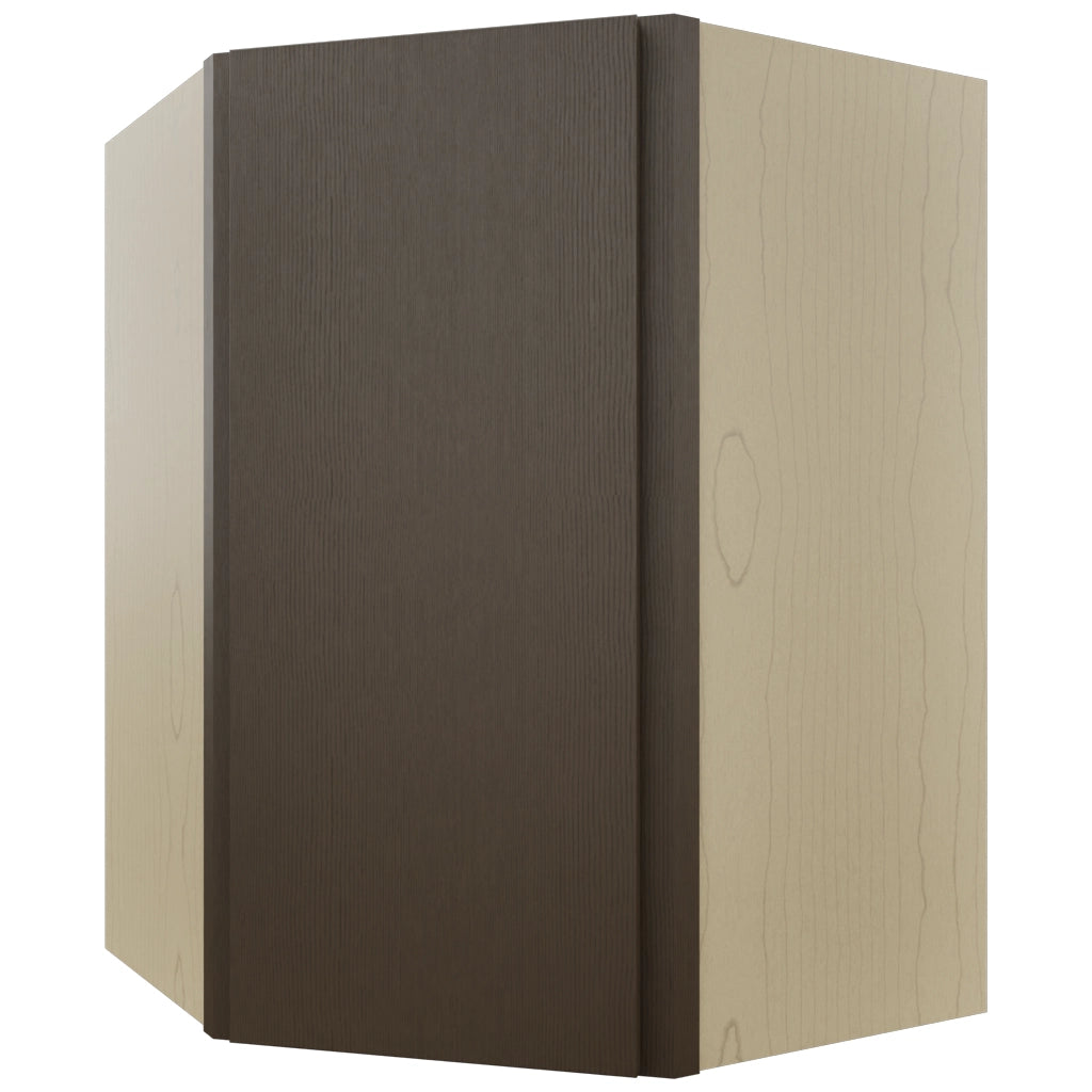 Fabuwood Luxe Canyon Oak WDC2736 Wall Corner Diagonal Cabinet, Front View