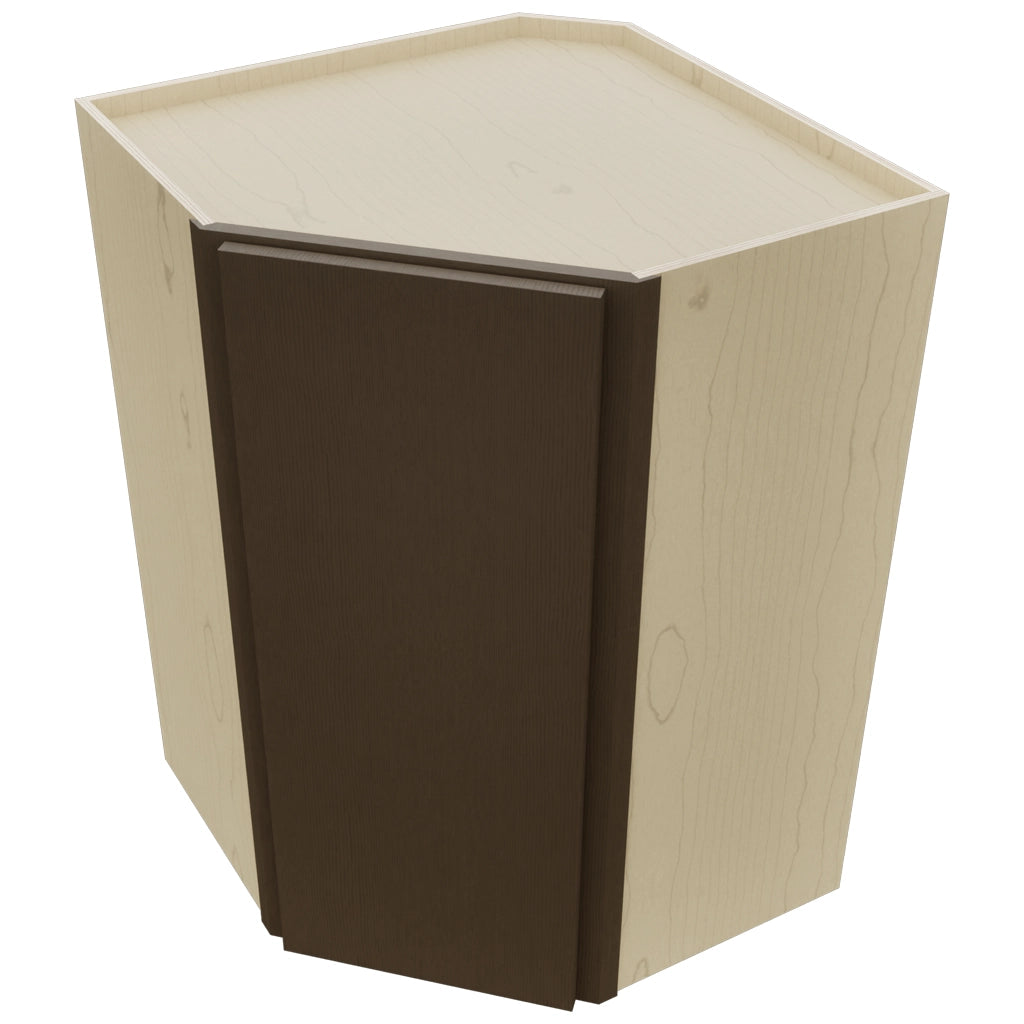 Fabuwood Luxe Canyon Oak WDC2739 Wall Corner Diagonal Cabinet, Top View