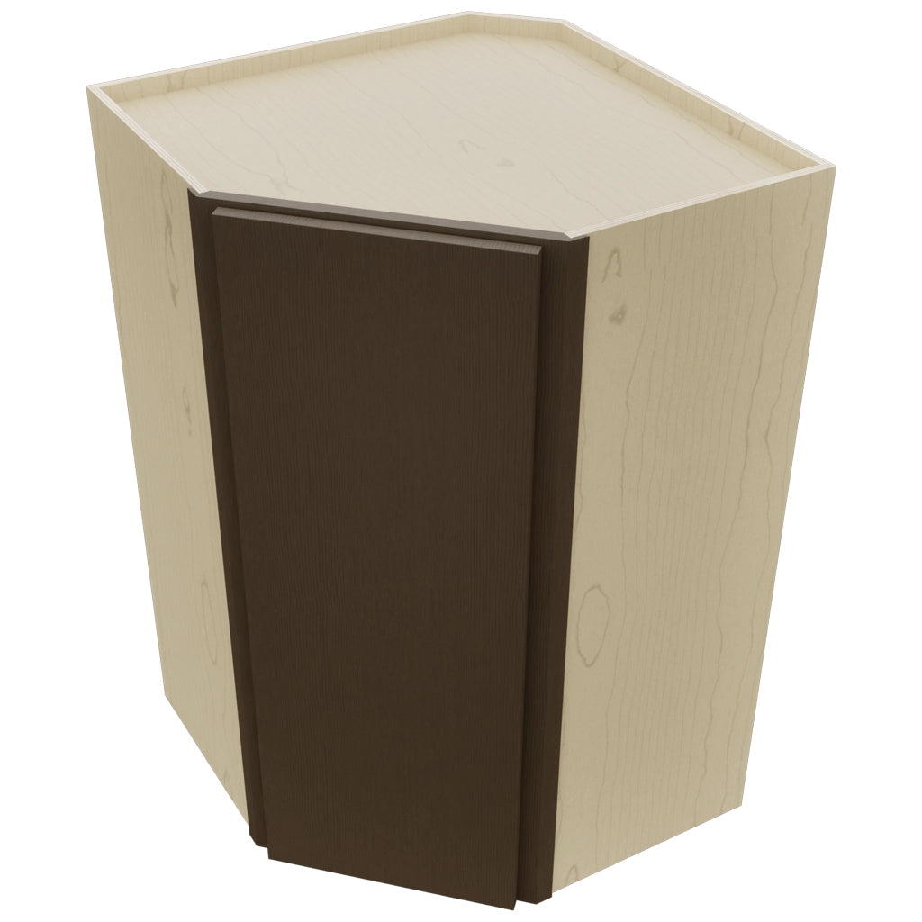 Fabuwood Luxe Canyon Oak WDC2742 Wall Corner Diagonal Cabinet, Top View