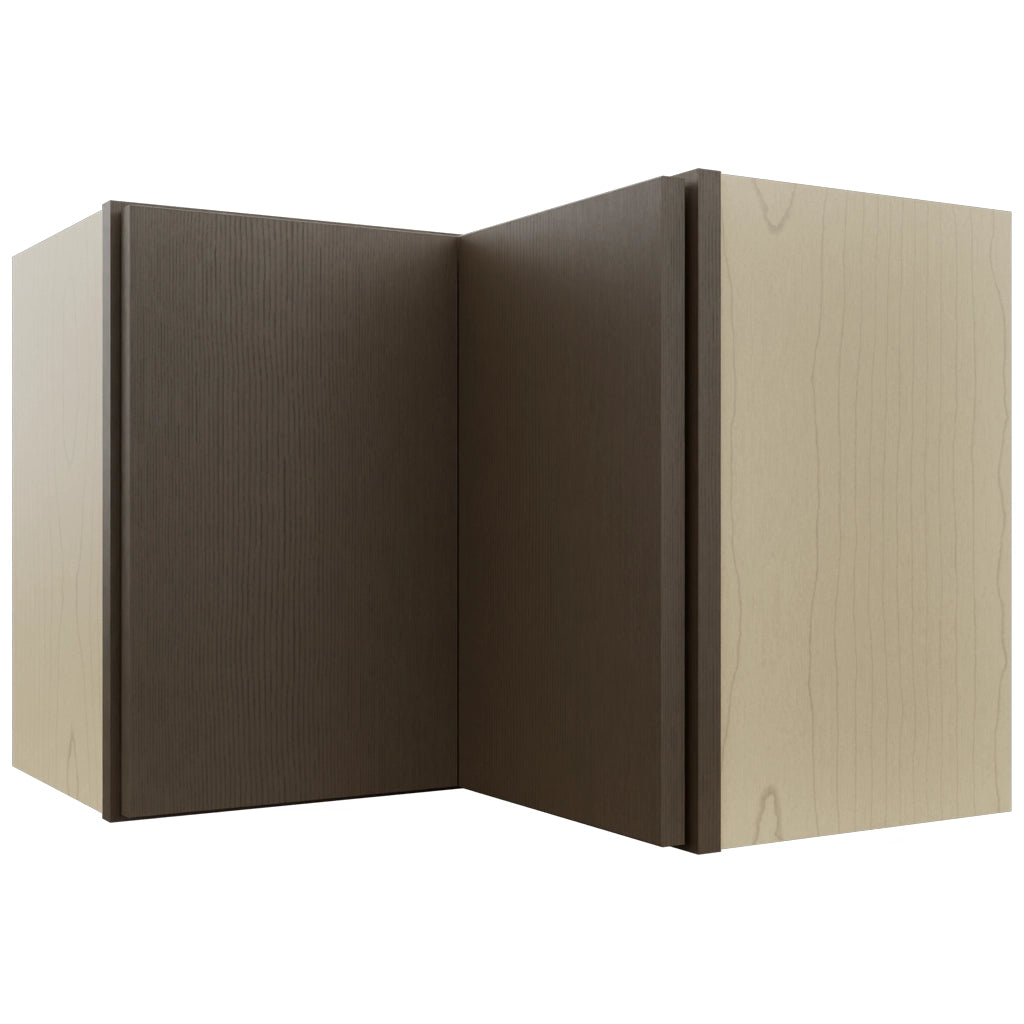 Fabuwood Luxe Canyon Oak WPC2418 Wall Corner Pie Cabinet, Front View