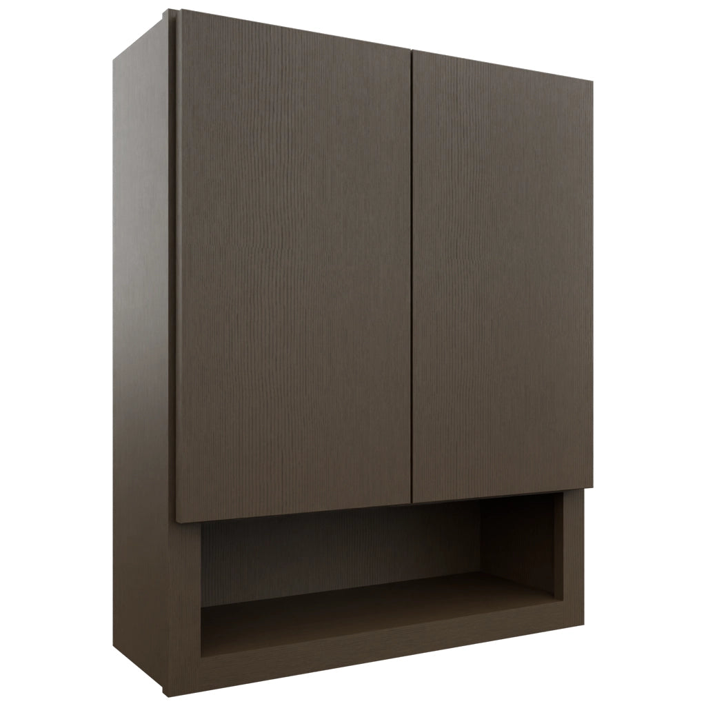 Fabuwood Luxe Canyon Oak WVS2430 Vanity Wall Storage, Front View