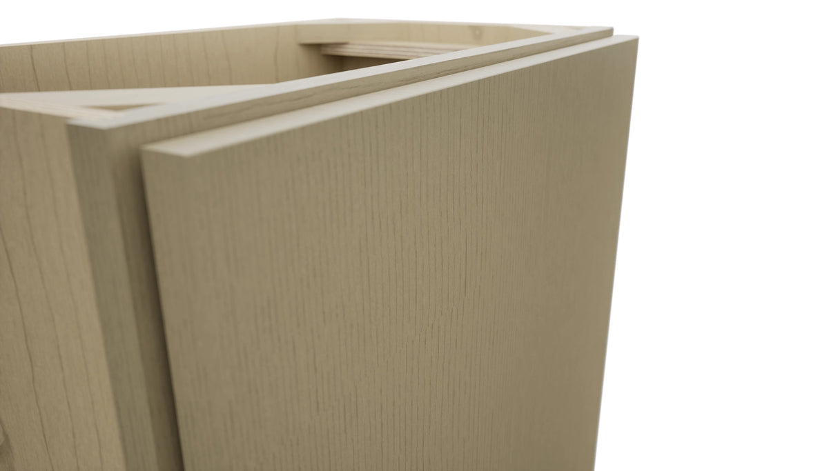 Fabuwood Luxe Desert Oak B21FD-12D Base Full Door Cabinet, Detail View