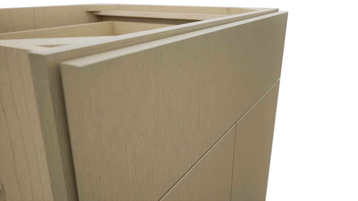 Fabuwood Luxe Desert Oak B27 Base Standard Cabinet, Detail View