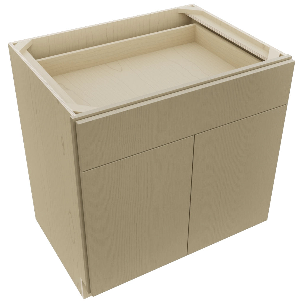 Fabuwood Luxe Desert Oak B33SDF Base Standard Cabinet, Top View