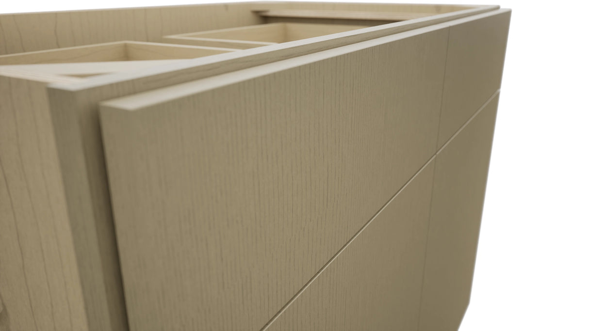 Fabuwood Luxe Desert Oak B42 Base Standard Cabinet, Detail View