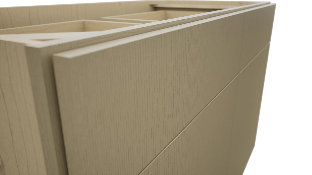 Fabuwood Luxe Desert Oak B48 Base Standard Cabinet, Detail View