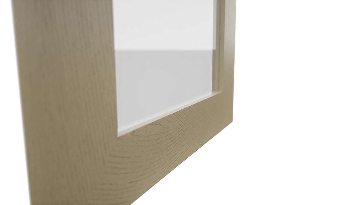 Fabuwood Luxe Desert Oak DS GDW1542 Wall Glass Door, Detail View