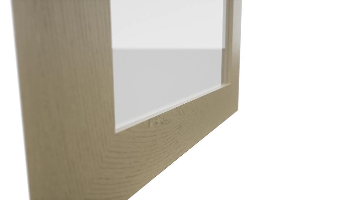 Fabuwood Luxe Desert Oak DS GDW1842 Wall Glass Door, Detail View