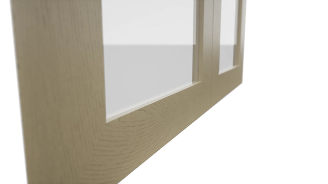 Fabuwood Luxe Desert Oak DS GDW3042 Wall Glass Door, Detail View