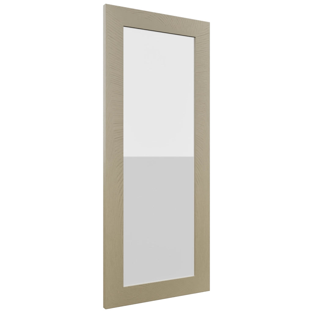Fabuwood Luxe Desert Oak DS GDWDC2436 Wall Glass Door, Front View