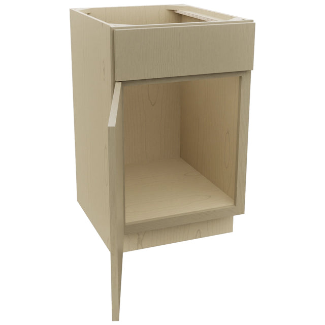 Fabuwood Luxe Desert Oak SB21 Base Sink Cabinet, Open View