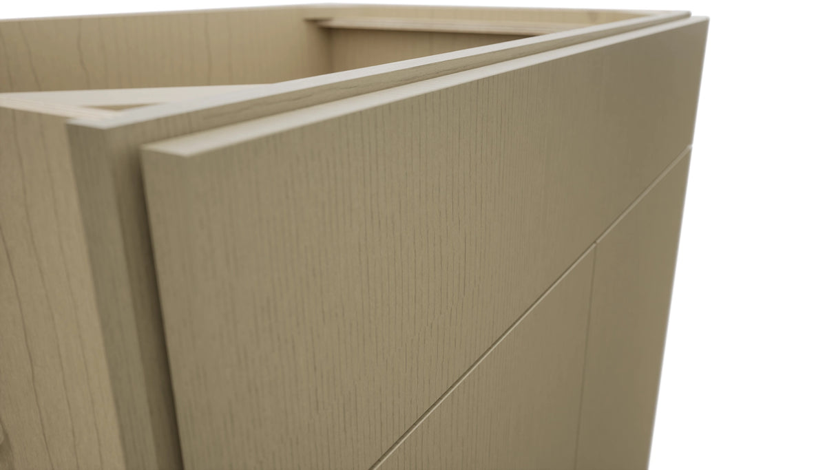 Fabuwood Luxe Desert Oak SB36SDF Base Sink Cabinet, Detail View