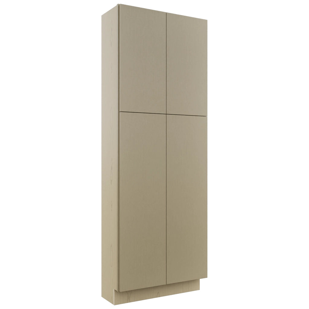 Fabuwood Luxe Desert Oak TP301284 Tall Pantry Cabinet, Front View