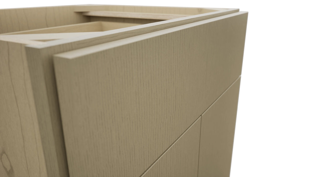 Fabuwood Luxe Desert Oak VB24-34 Vanity Base Standard Cabinet, Detail View