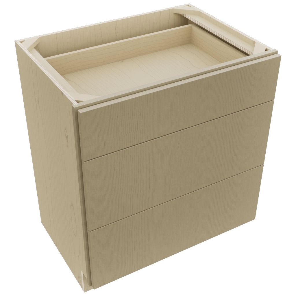 Fabuwood Luxe Desert Oak VDB30-34 Vanity Drawer Cabinet, Top View