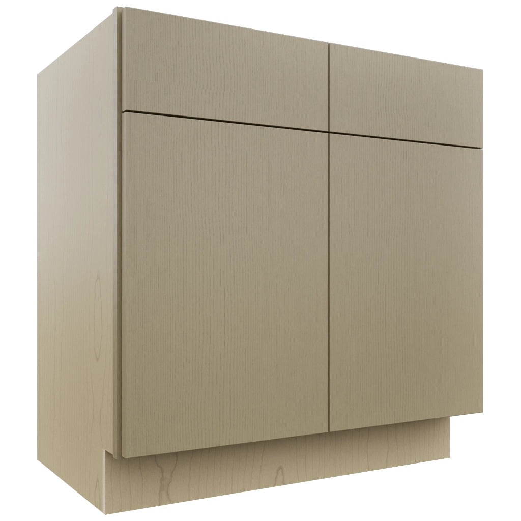 Fabuwood Luxe Desert Oak VSB33-34 Vanity Sink Cabinet, Front View
