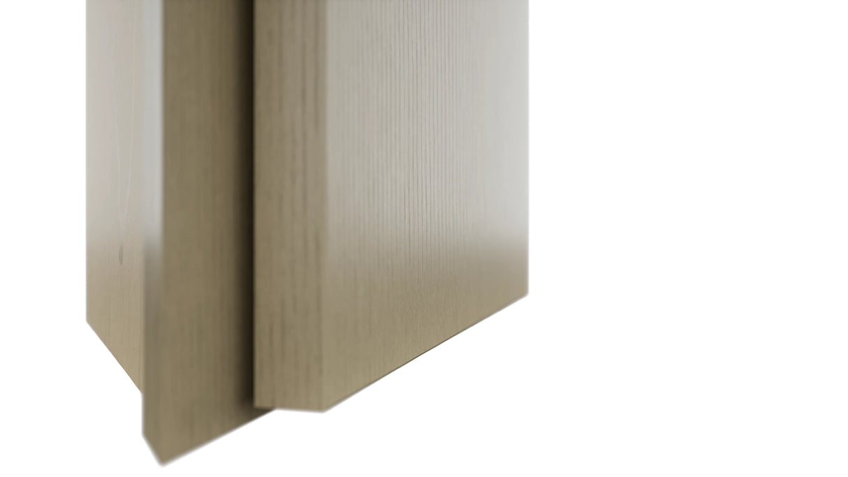 Fabuwood Luxe Desert Oak WAE1230 Wall Angle End Cabinet, Detail View