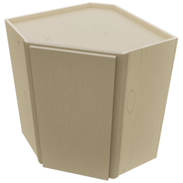 Fabuwood Luxe Desert Oak WDC2430 Wall Corner Diagonal Cabinet, Top View