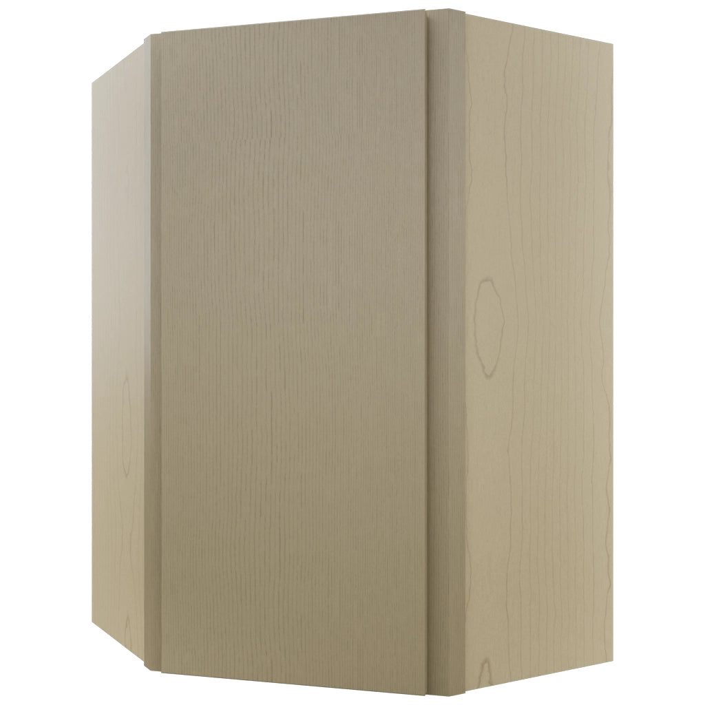 Fabuwood Luxe Desert Oak WDC2436 Wall Corner Diagonal Cabinet, Front View