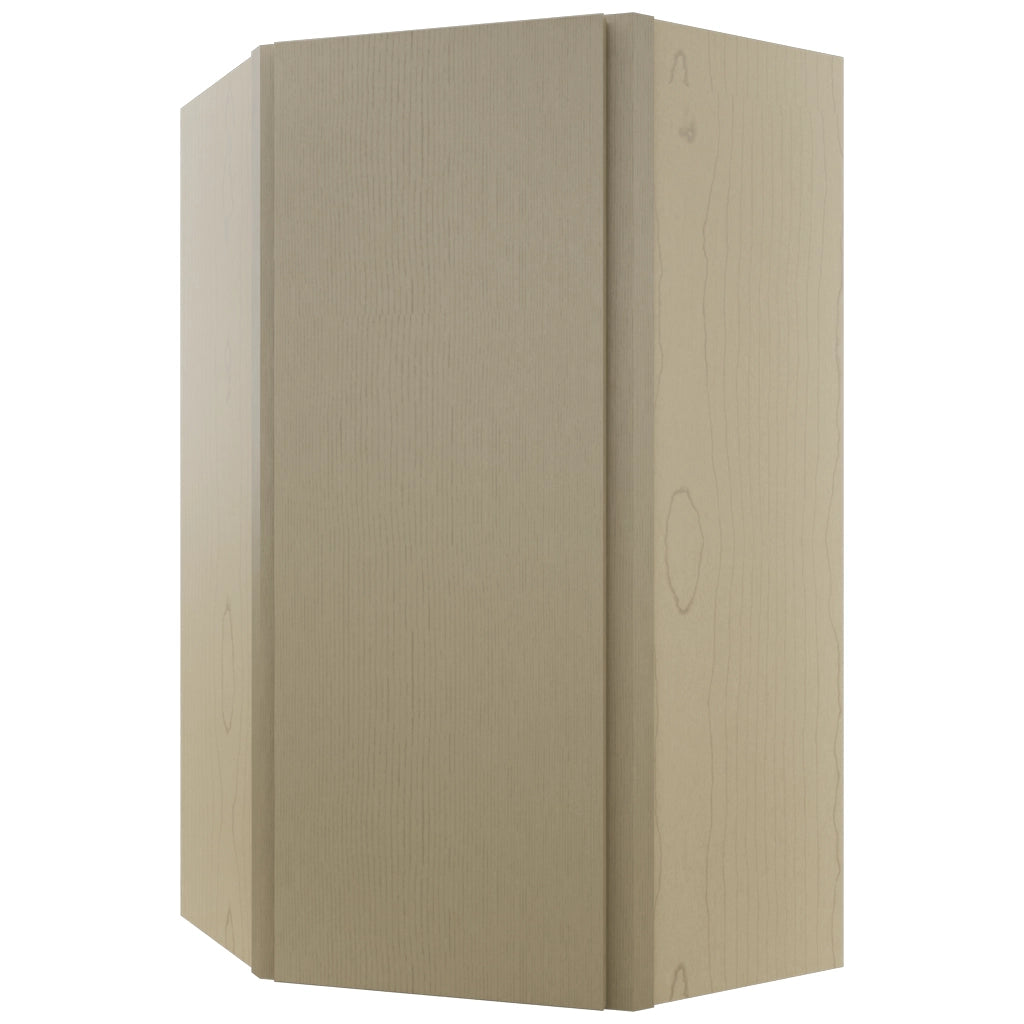 Fabuwood Luxe Desert Oak WDC2442 Wall Corner Diagonal Cabinet, Front View
