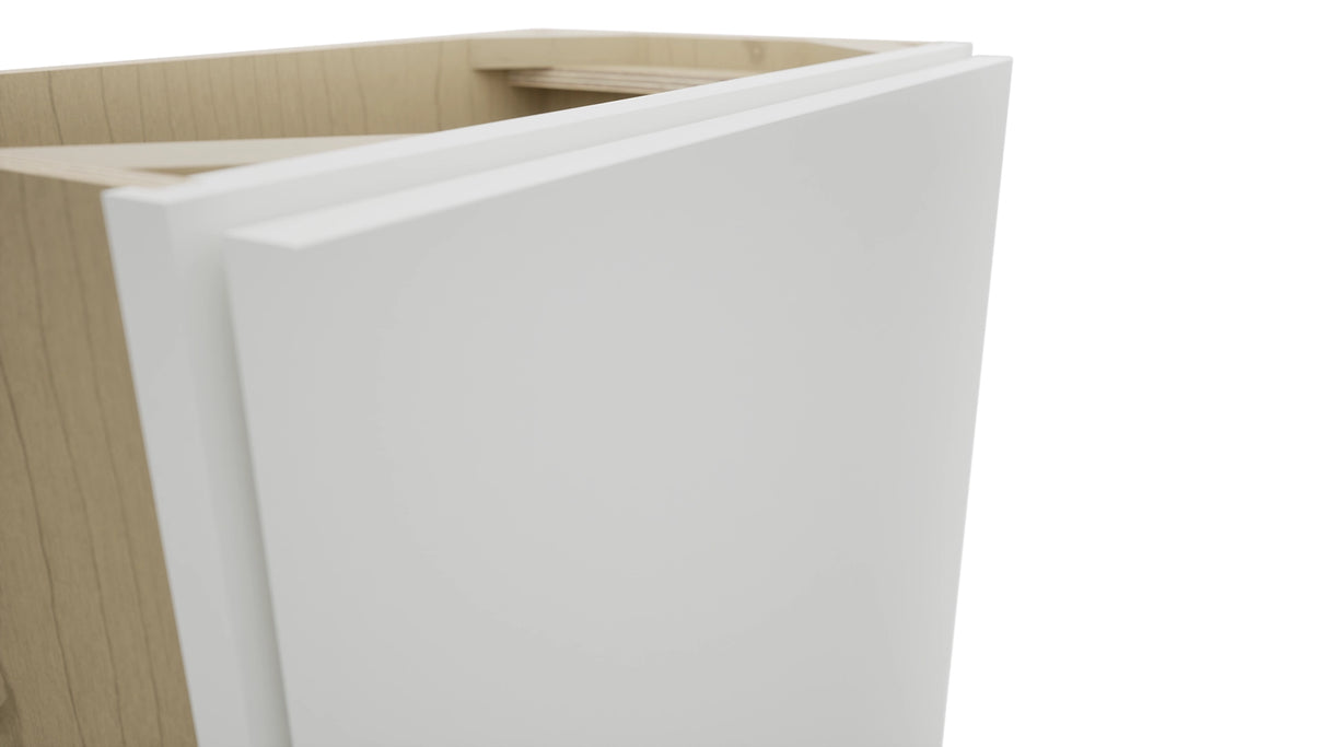 Fabuwood Luxe Frost B21FD-12D Base Full Door Cabinet, Detail View